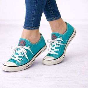 Converse Turquoise Canvas Sneakers